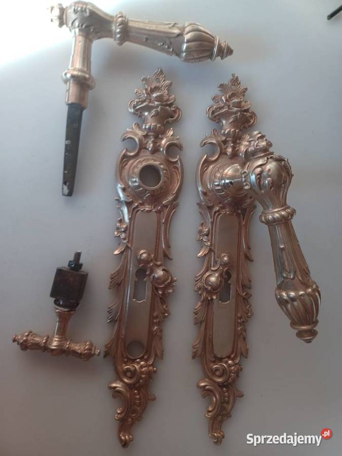 Mosiężne klamki i szyldy pałacowe Poznań