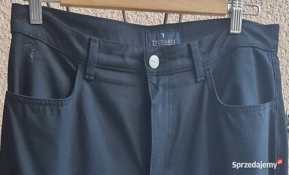 Spodnie Trussardi czarne nowe rozmiar 33 Lublin