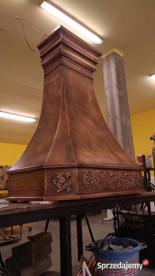 Okap kuchenny miedziany okap miedziany copper Dzierżoniów