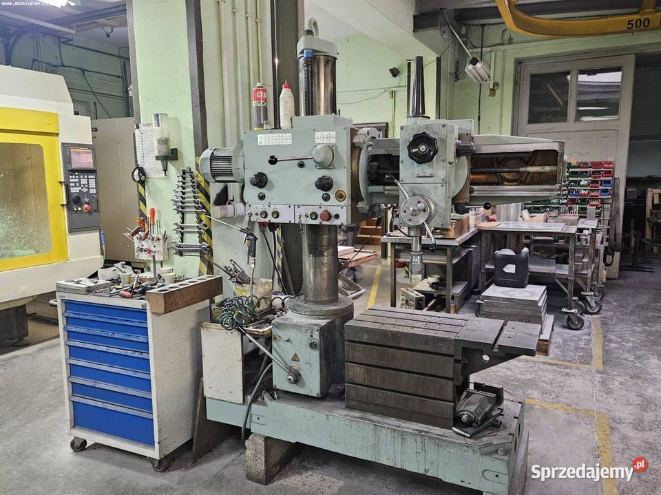 Wiertarka promieniowa 2K521 Produkcja