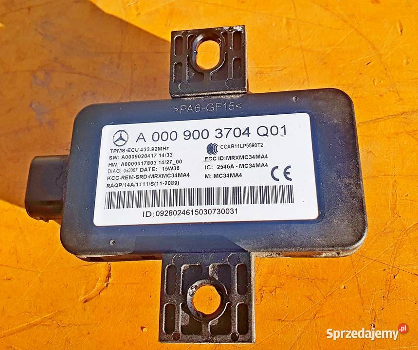 MERCEDES CLA W117 MODUŁ CIŚNIENIA A0009003704 Układ elektryczny Radom sprzedam