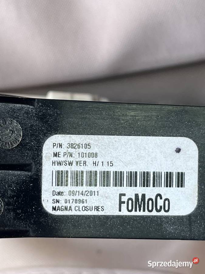 FORD SILNICZEK PODNOSZENIA SZYBY podlaskie Białystok