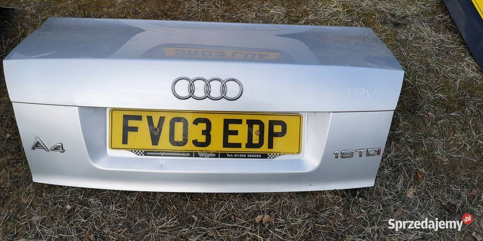 AUDI A4 B6 KLAPA TYŁ TYLNA LA7W Zbierkowo sprzedam