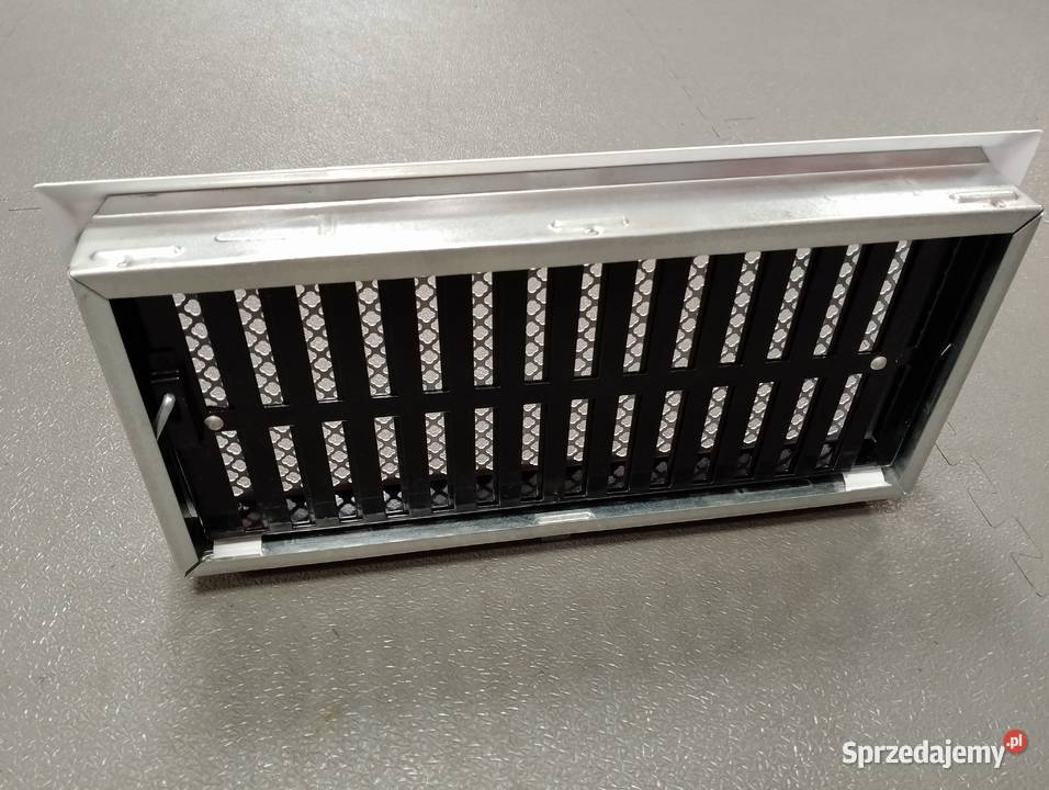 Kratka kominkowa wentylacyjna regulowana grafit Wronki