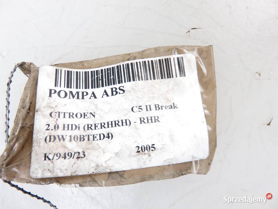 POMPA ABS CITROEN C5 II 9657061080 10096011473 małopolskie sprzedam