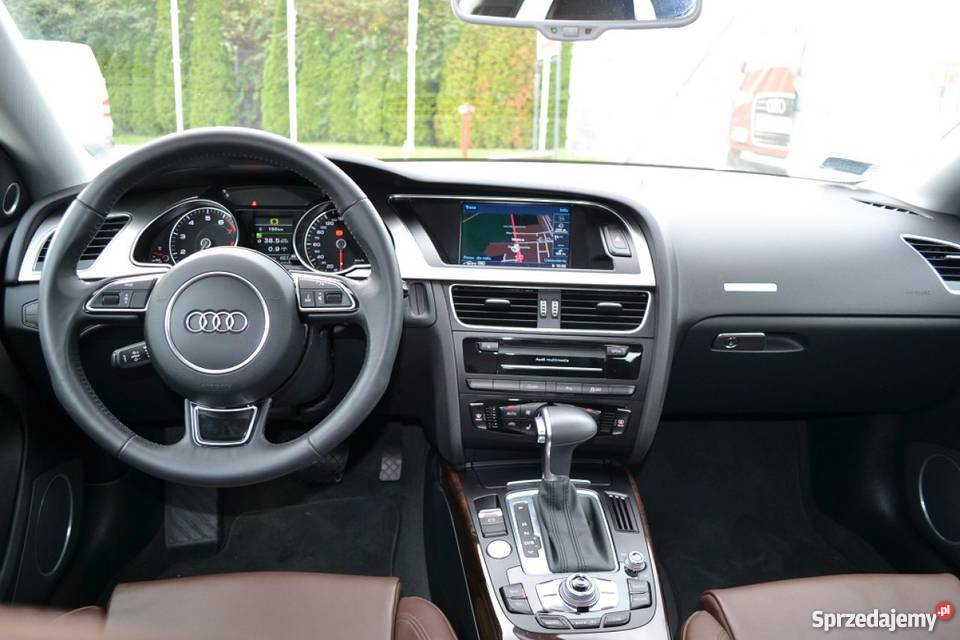 Na sprzedaż nieuszkodzony Audi A5 srebrny reflektory ksenonowe mazowieckie Nadarzyn