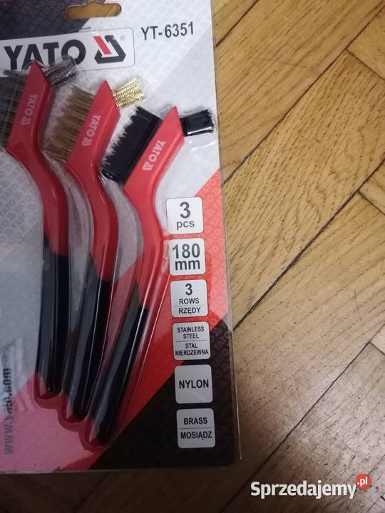 Szczotki druciane zestaw 3 pomorskie Gdańsk