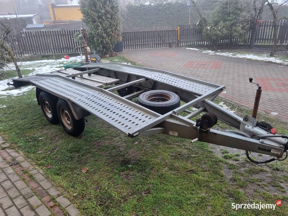 wypożyczenie lawety wynajem przyczepki przewóz Wojnowice