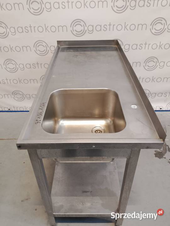 Stół ze zlewem L  rant TL 136x62x85 Wrocław
