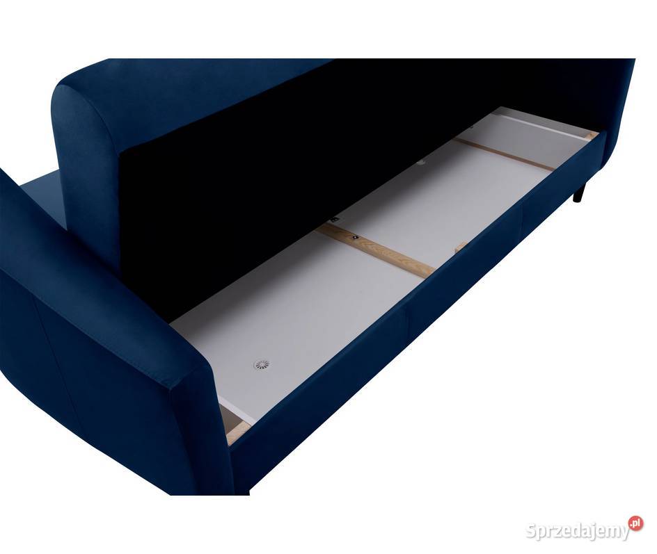 Wersalka Milton welurowa granatowa podkarpackie sprzedam