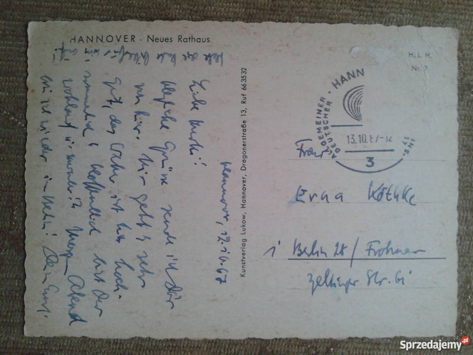 NOWY RATUSZ W HANOWERZE STOLICY DOLNEJ SAKSONII Piszczac