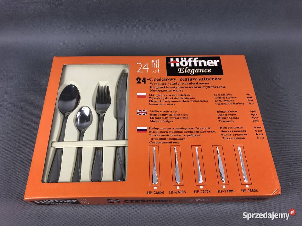 Zestaw sztućców marki Hoffner Kraków