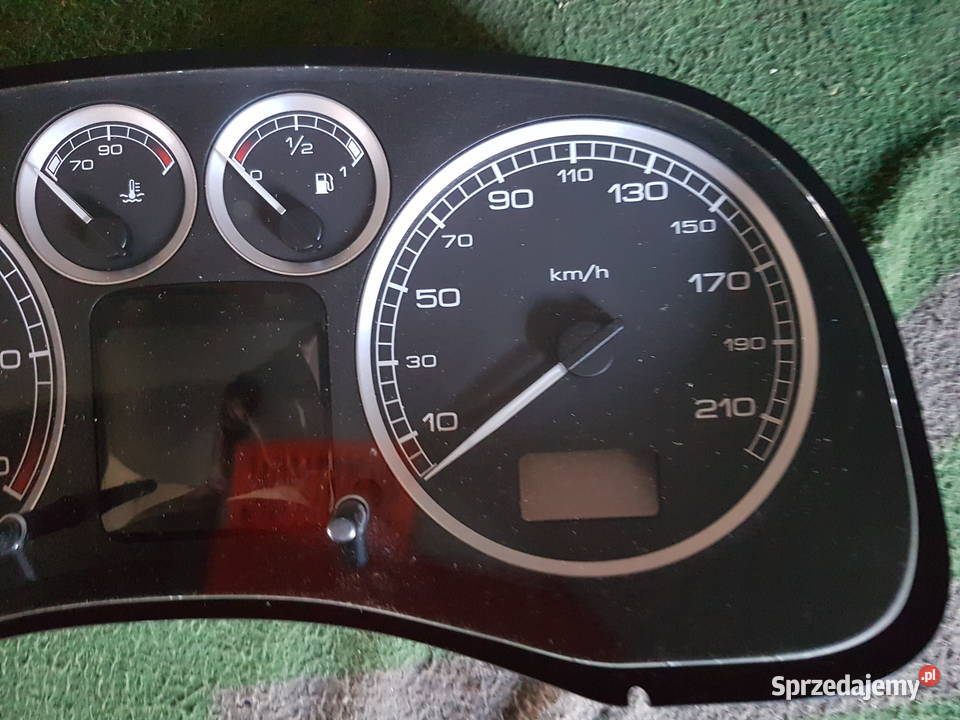 PEUGEOT 307 20 HDI 136 LICZNIK ZEGAR Wyposażenie wnętrza wielkopolskie Turek