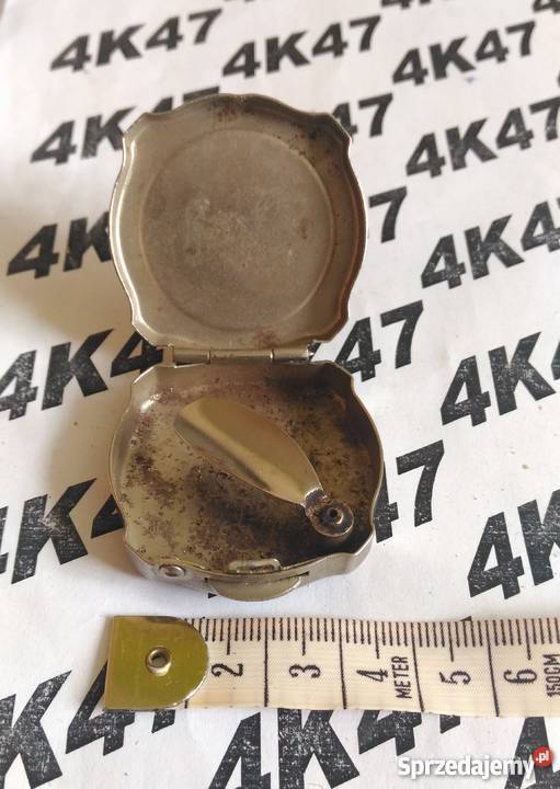 KIESZONKOWA POPIELNICZKA METALOWA Z PRLu Łódź