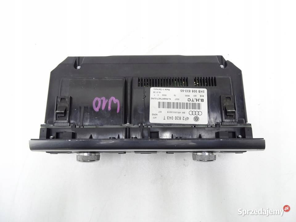 PANEL NAWIEWU KLIMATYZACJI KLIMY 4F2820043T AUDI
