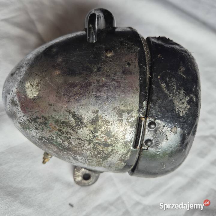 Stara lampa rowerowa przedwojenna zabytek Brzesko