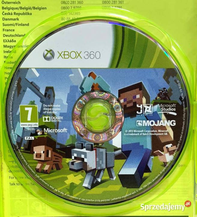 Xbox 360 Minecraft Elbląg sprzedam