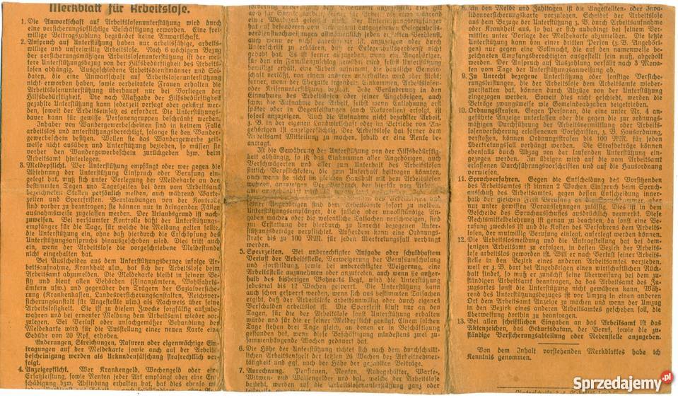 Meldekarte karta meldunkowa Kalisch Kalisz Ostrów Wielkopolski