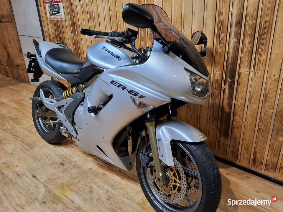 Kawasaki ER Piękny Motocykl KAWASAKI ER6F naked Bicz