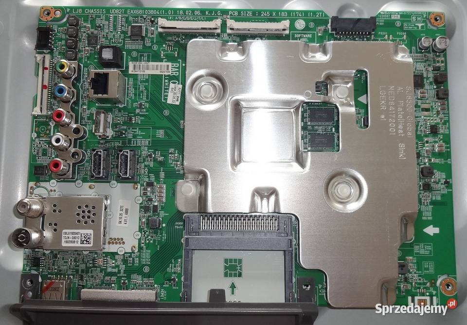 LG 49SK8100PLA łyta główna VD82T EAX681 03804 zachodniopomorskie Szczecin sprzedam