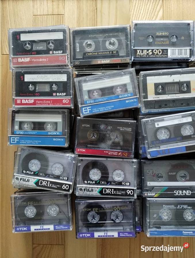 Kasety magnetofonowe markowe używane pakiet 220 Warszawa