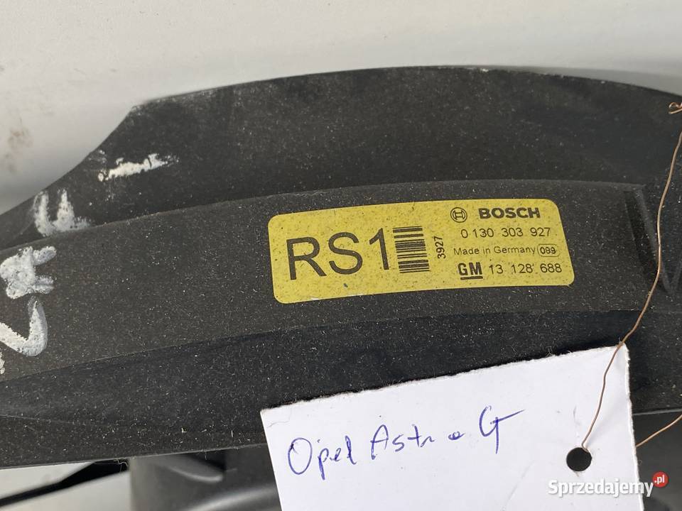 WENTYLATOR CHŁODNICY OPEL ASTRA G Wola Filipowska