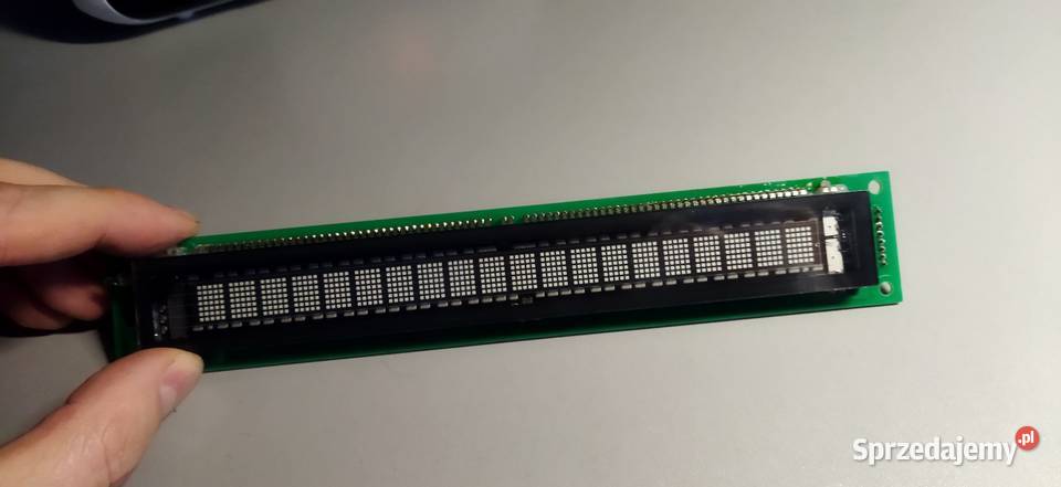 Wyświetlacz VFD 20 znaków Elektronika mazowieckie