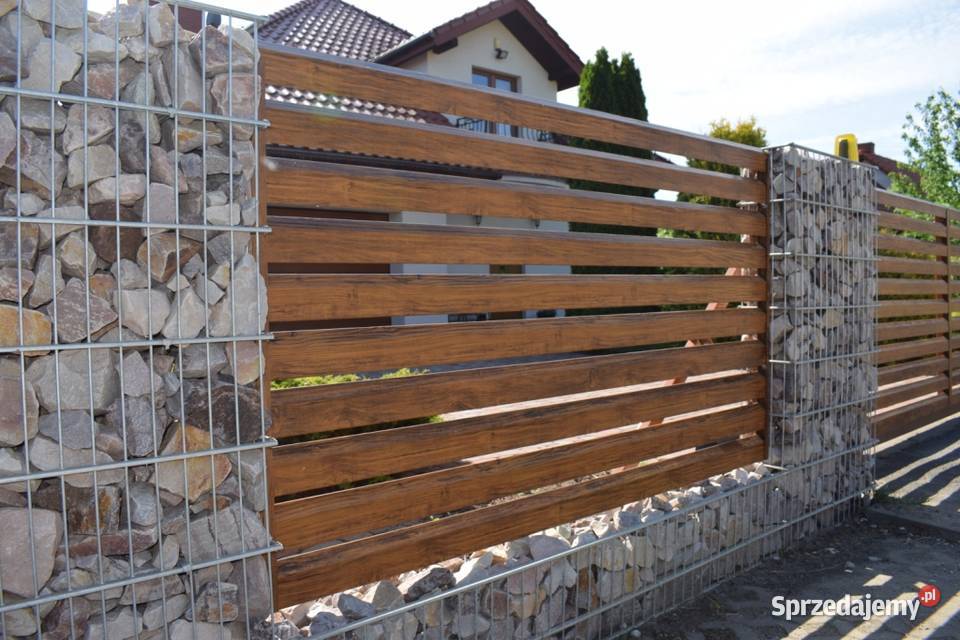 Gabion 200x180x40 pełny zestaw montażowy cynk Budowa wielkopolskie