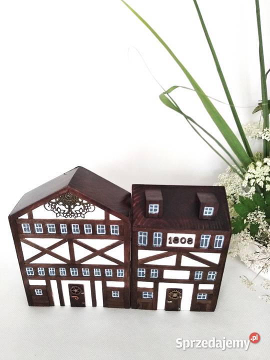 Szachulcowy duet z historią dekoracja z drewna i brązowy Wrocław