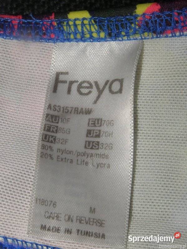 Strój kąpielowy staniczek 32G 70G Freya FLORAL Biustonosze Siedlce