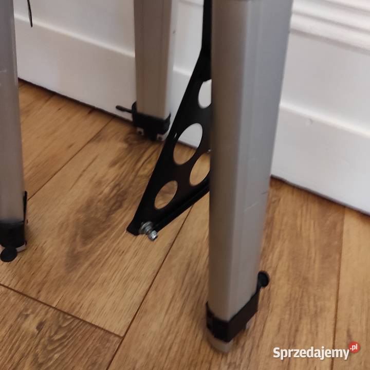 Statyw drewniany czarny metal i aluminiowy Legnica
