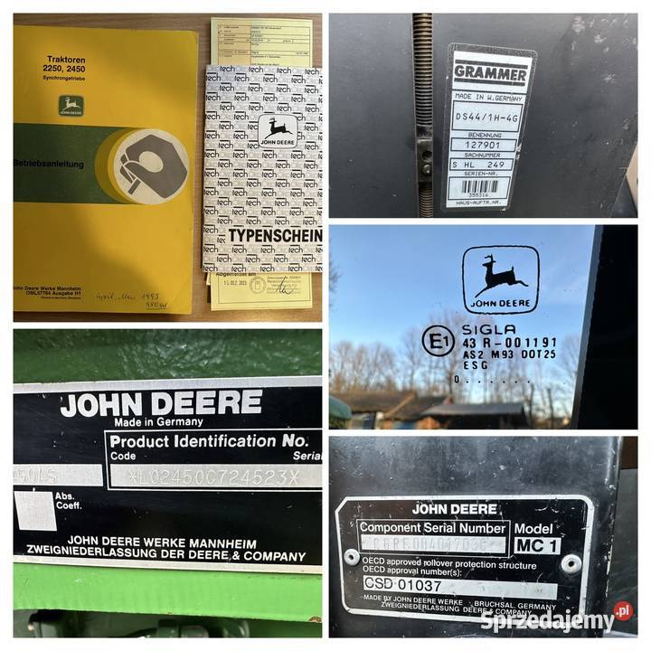 John Deere 2450 skrzynia 40h Miechów