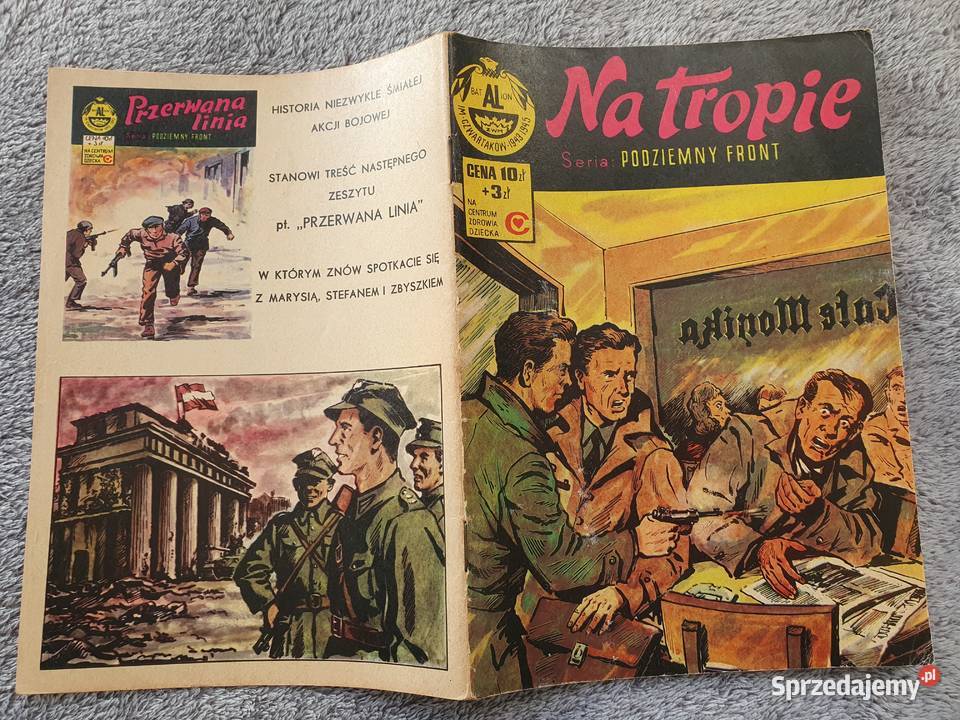 Podziemny Front Na Tropie wydanie 2 1978 komiks Gdynia