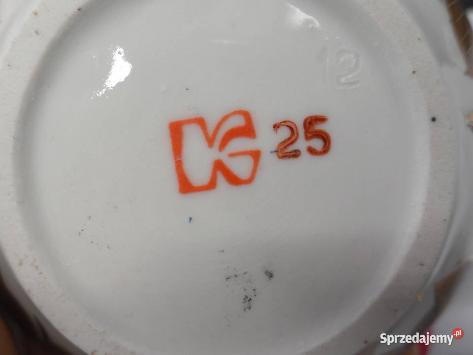 Porcelanowy mały dzbanekczajniczek ROSJA Raszków