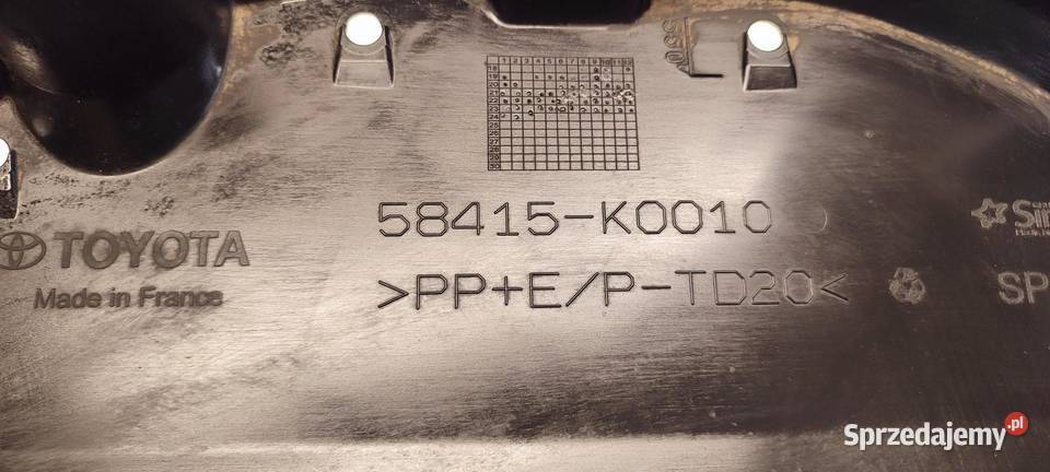 MAZDA 2 TOYOTA YARIS IV OSŁONA PODWOZIA