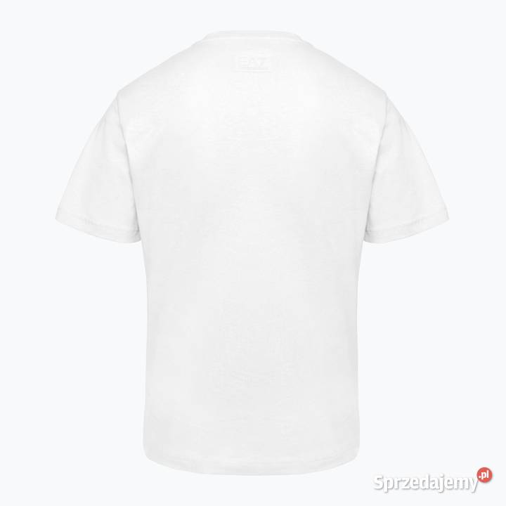 Tshirt męski EA7 Emporio Armani biały M nowy Rozmiar M Białystok