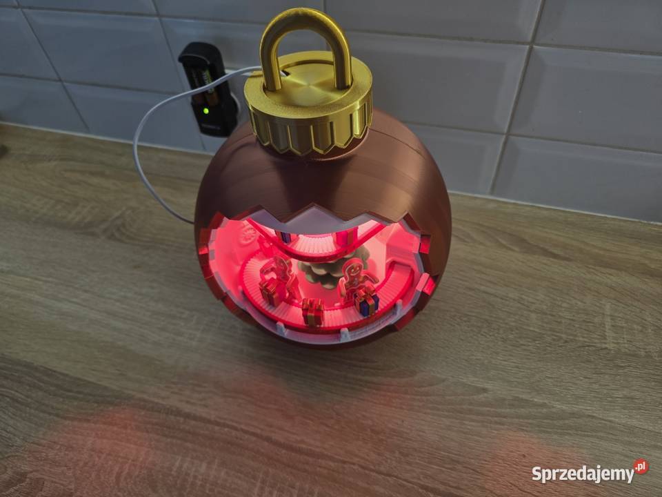 Piękna ogromna bombka Led RGB Boże Narodzenie Dom i Ogród Gorzuchowo