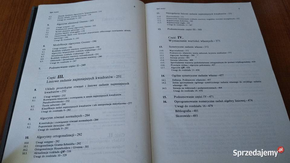 Numeryczna algebra liniowa wprowadzenie do pomorskie Gdańsk