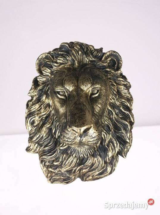 Figura Dekoracja Głowa Lwa Mała Duża Płaskorzeźba