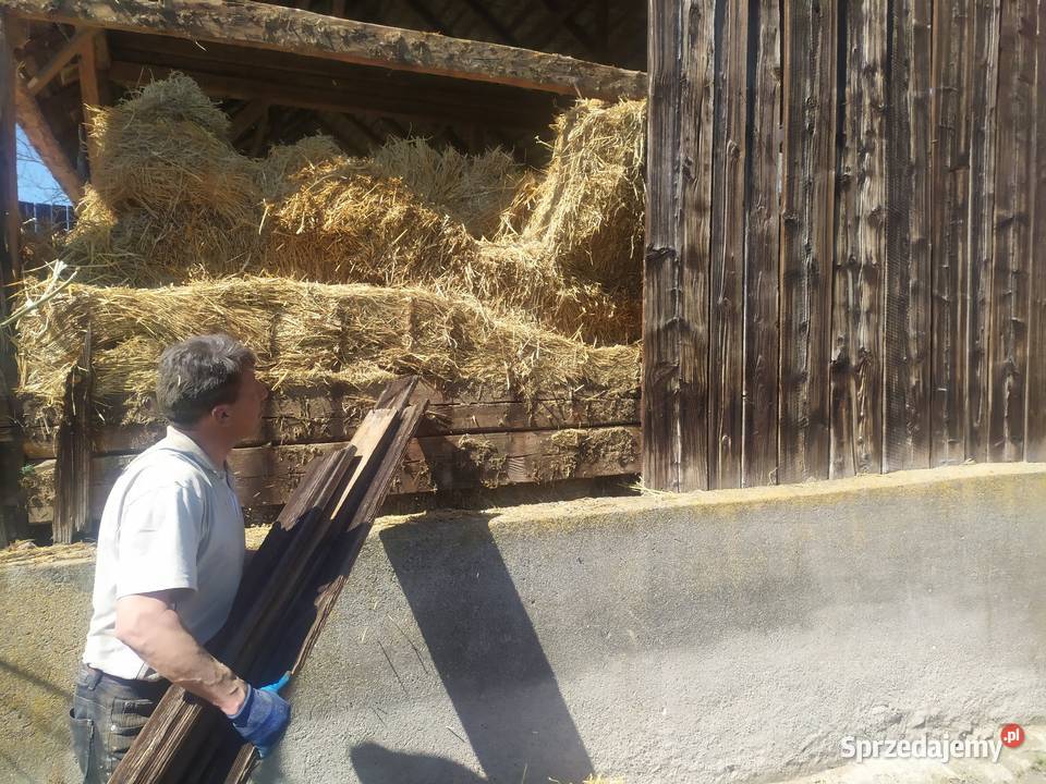 Stare drewno deski rustykalne na ścianę z Gdańsk