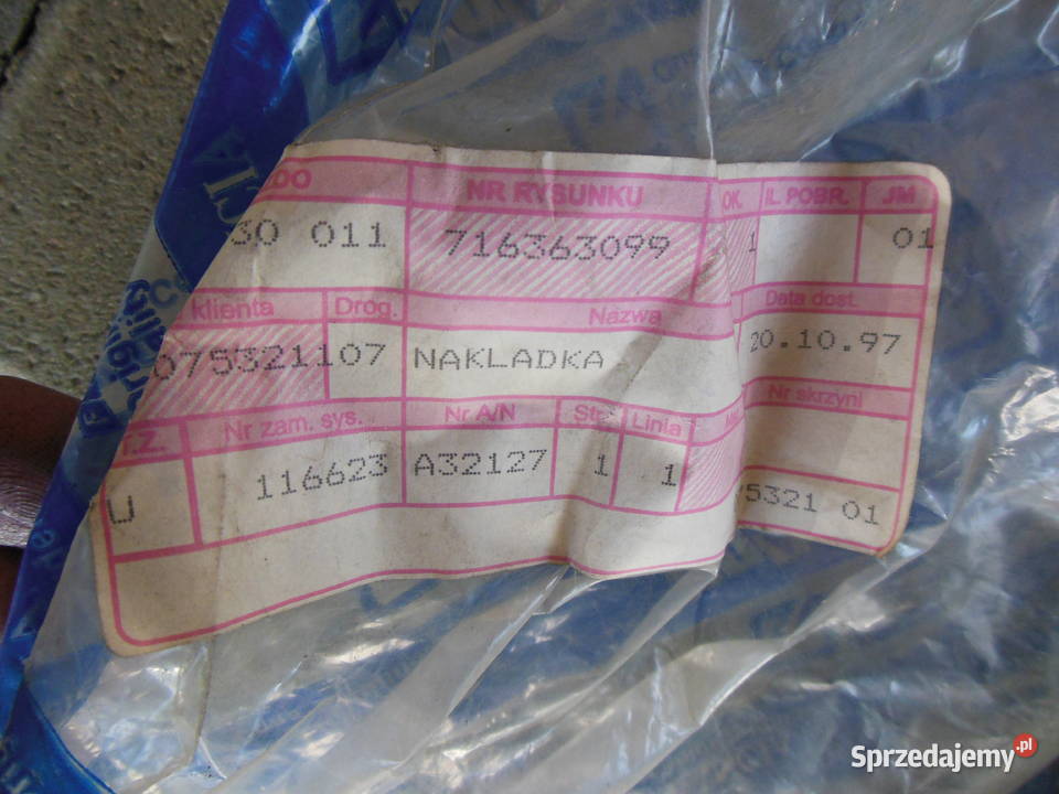 KRATKA HALOGENU Fiat Marea 37040748 38660748 śląskie Kozy