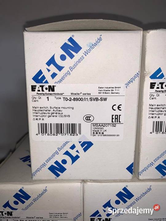 EATON ELECTRIC T028900I1SVB Przełącznik Pozostałe Warszawa sprzedam