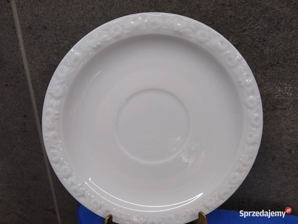 Rosenthal Biała Maria podstawek spodek 16 Porcelana i szkło Kalisz