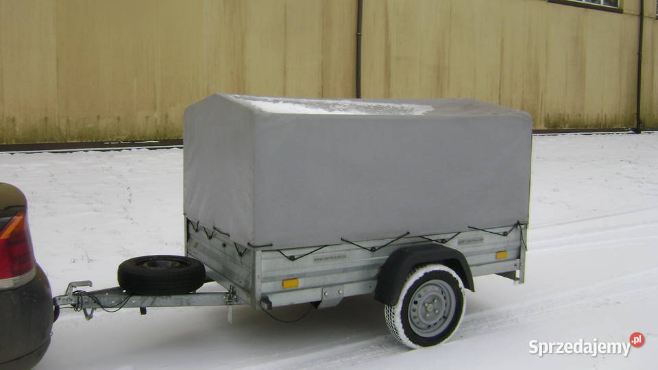 Przyczepka przyczepa z plandeka zarejestrowana 500kg Przyczepy łódzkie Radomsko