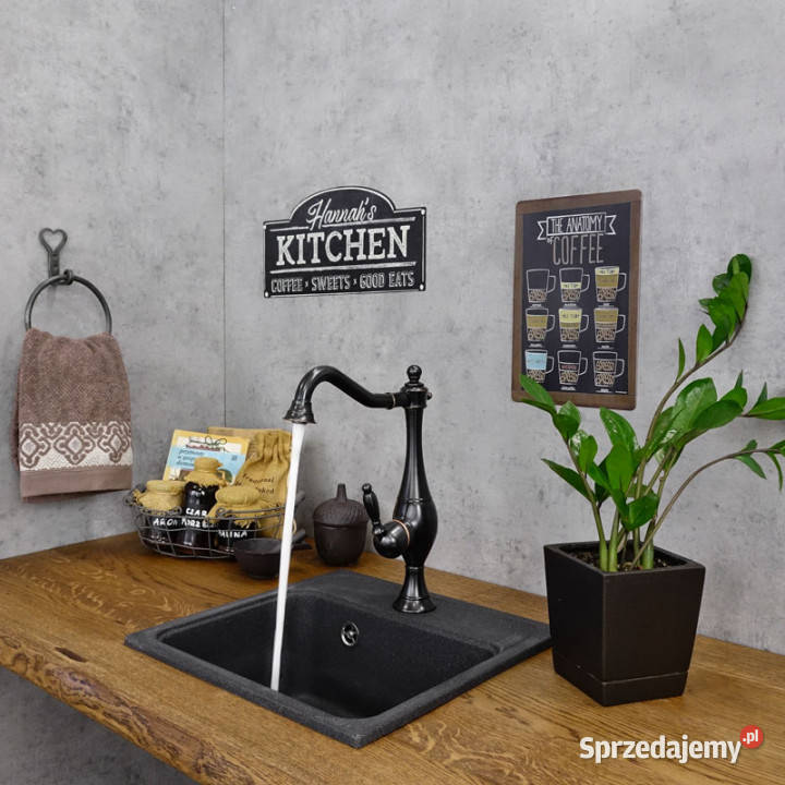 Bateria kuchenna stojąca czarna BRISTOL świętokrzyskie Chmielnik