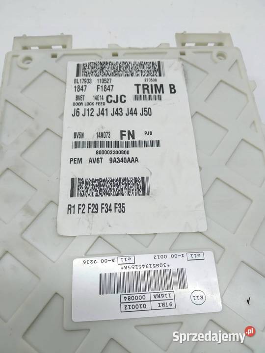 SKRZYNKA BSI BV6T14014CJC Ford Focus Mk3 Skrzynki bezpieczników sprzedam