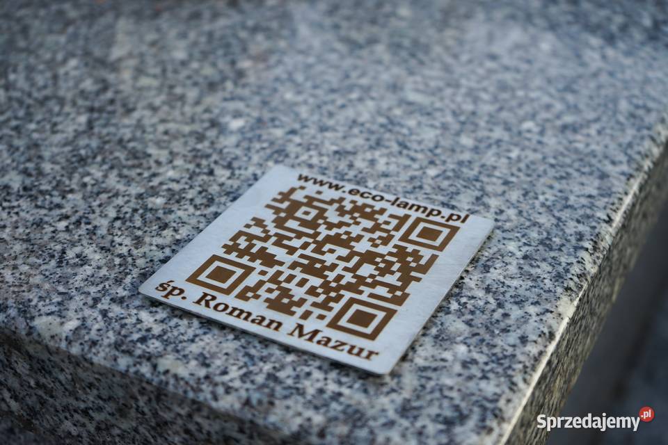 QR PAMIĘCI elektroniczna cyfrowa biografia kod Częstochowa sprzedam