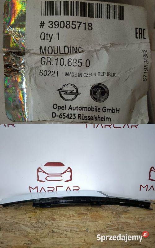 OPEL ASTRA K V OSŁONA LISTWA SŁUPKA DRZWI LEWY Pleszew sprzedam