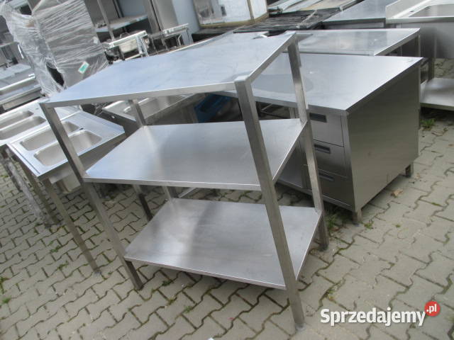 Solidny Regał Gastronomiczny Stal Nierdzewna 3