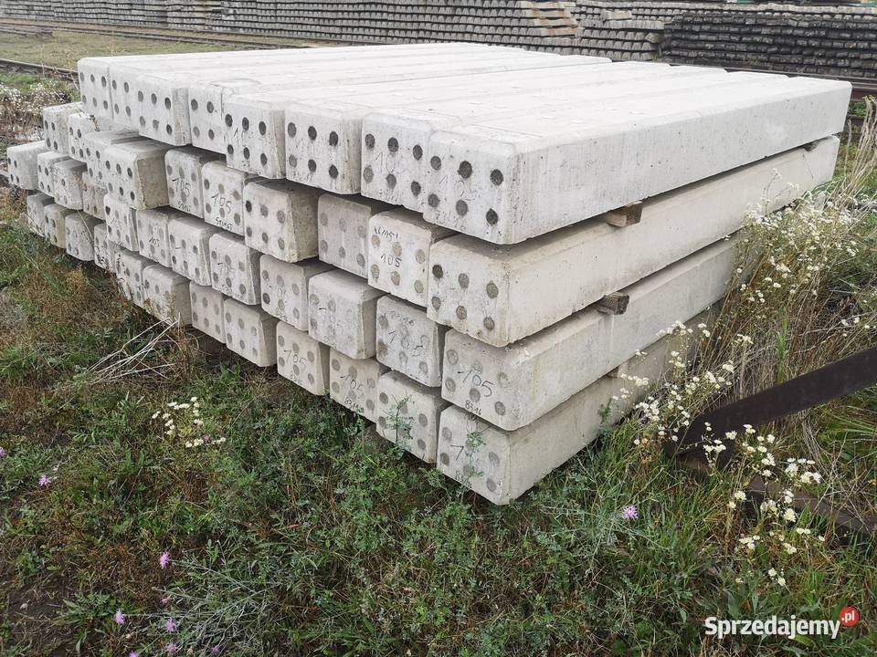 SKUP podkłady kolejowe betonowe szwele Cała Gliwice